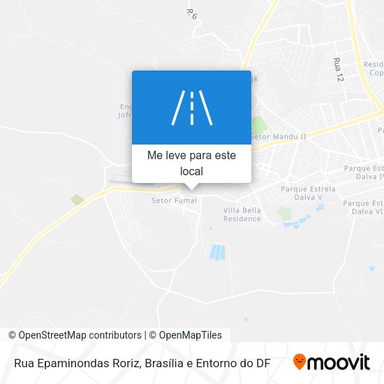 Rua Epaminondas Roriz mapa