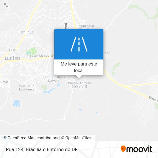 Rua 124 mapa
