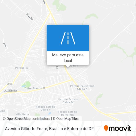 Avenida Gilberto Freire mapa