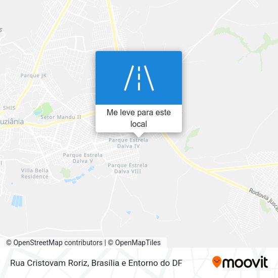 Rua Cristovam Roriz mapa