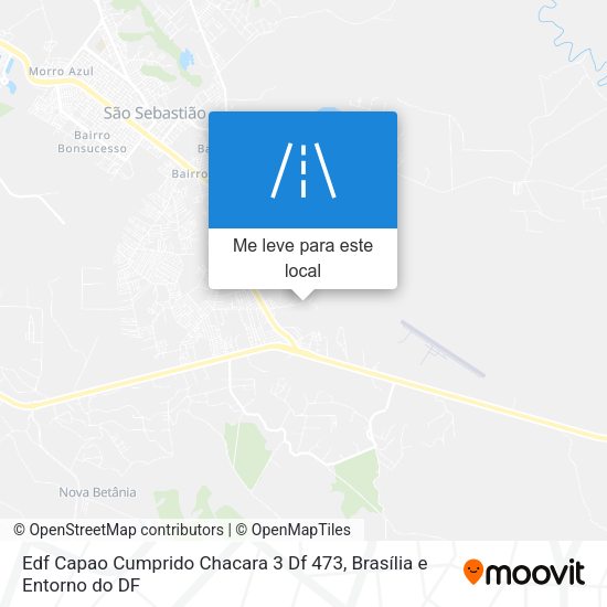 Edf Capao Cumprido Chacara 3 Df 473 mapa