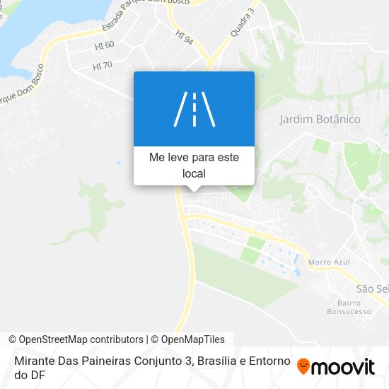 Mirante Das Paineiras Conjunto 3 mapa