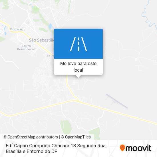 Edf Capao Cumprido Chacara 13 Segunda Rua mapa