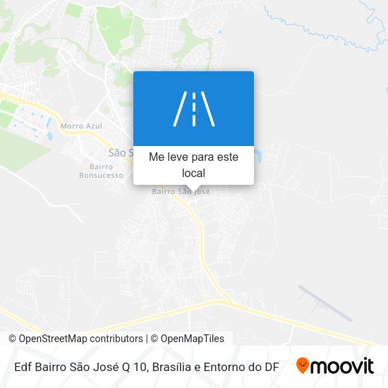 Edf Bairro São José Q 10 mapa