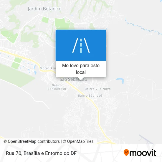 Rua 70 mapa