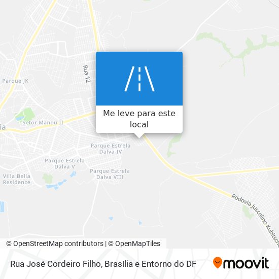 Rua José Cordeiro Filho mapa