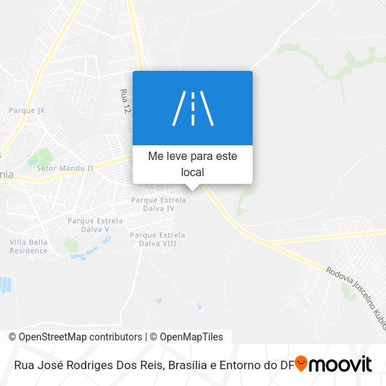 Rua José Rodriges Dos Reis mapa