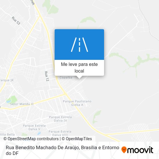 Rua Benedito Machado De Araújo mapa