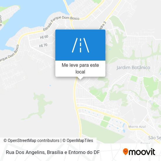Rua Dos Angelins mapa
