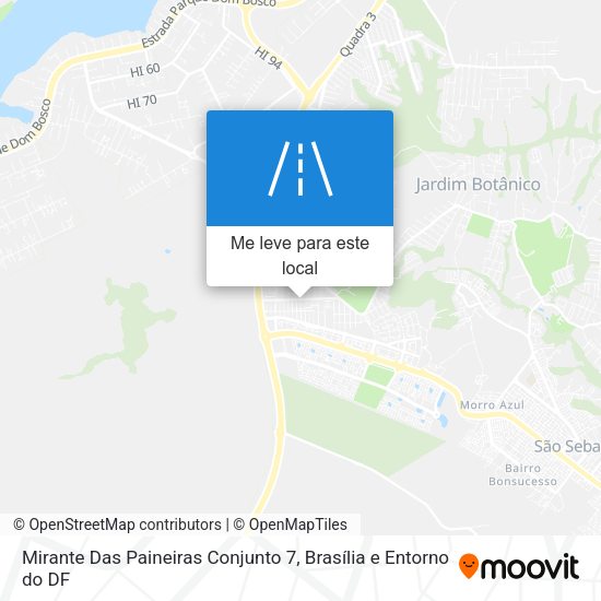Mirante Das Paineiras Conjunto 7 mapa