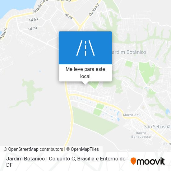 Jardim Botânico I Conjunto C mapa