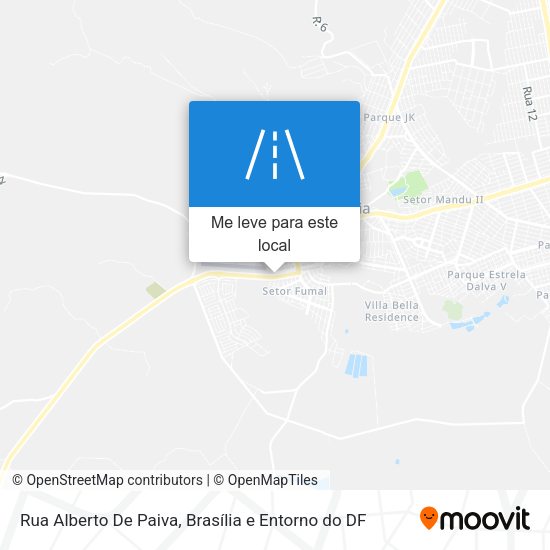Rua Alberto De Paiva mapa