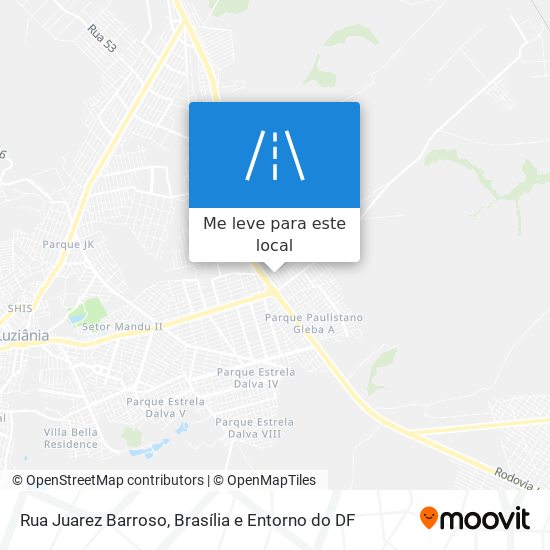 Rua Juarez Barroso mapa