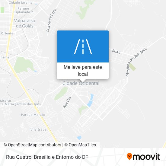 Rua Quatro mapa