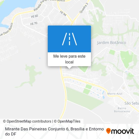 Mirante Das Paineiras Conjunto 6 mapa