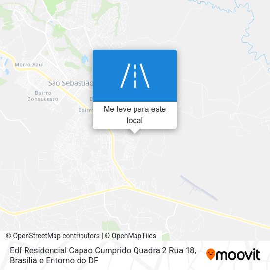 Edf Residencial Capao Cumprido Quadra 2 Rua 18 mapa