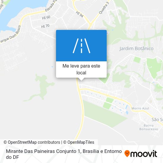 Mirante Das Paineiras Conjunto 1 mapa
