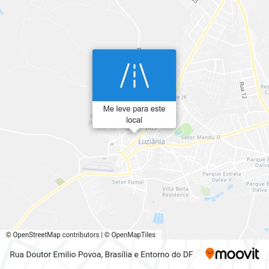 Rua Doutor Emilio Povoa mapa