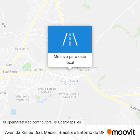 Avenida Kisleu Dias Maciel mapa