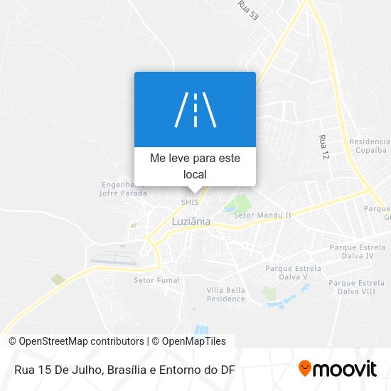 Rua 15 De Julho mapa
