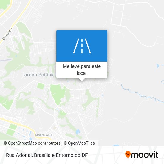 Rua Adonai mapa