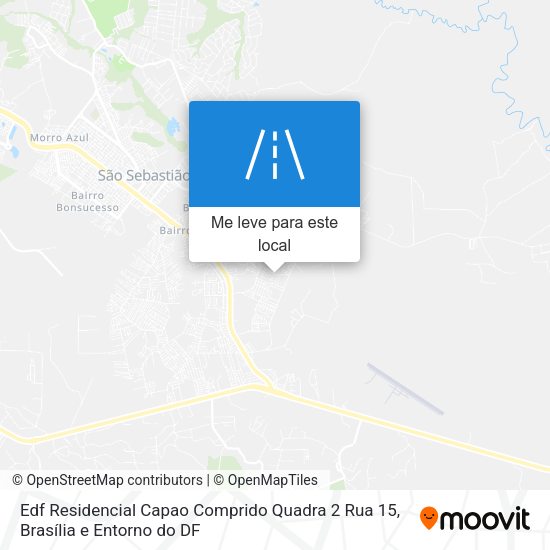 Edf Residencial Capao Comprido Quadra 2 Rua 15 mapa