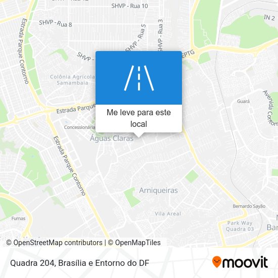 Quadra 204 mapa