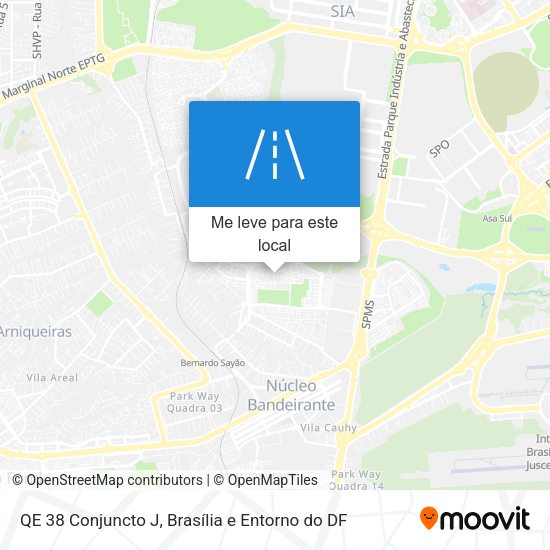 QE 38 Conjuncto J mapa