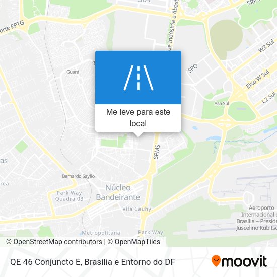 QE 46 Conjuncto E mapa