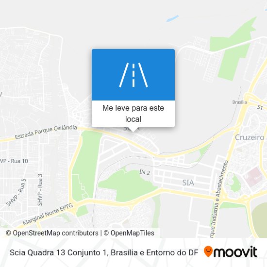 Scia Quadra 13 Conjunto 1 mapa