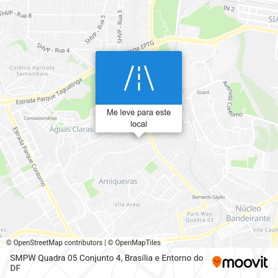 SMPW Quadra 05 Conjunto 4 mapa