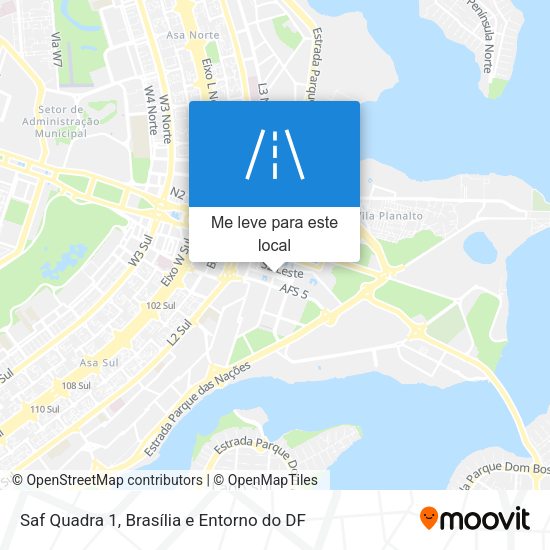 Saf Quadra 1 mapa