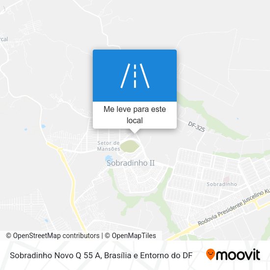 Sobradinho Novo Q 55 A mapa