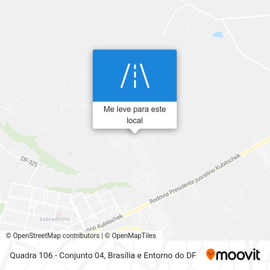 Quadra 106 - Conjunto 04 mapa