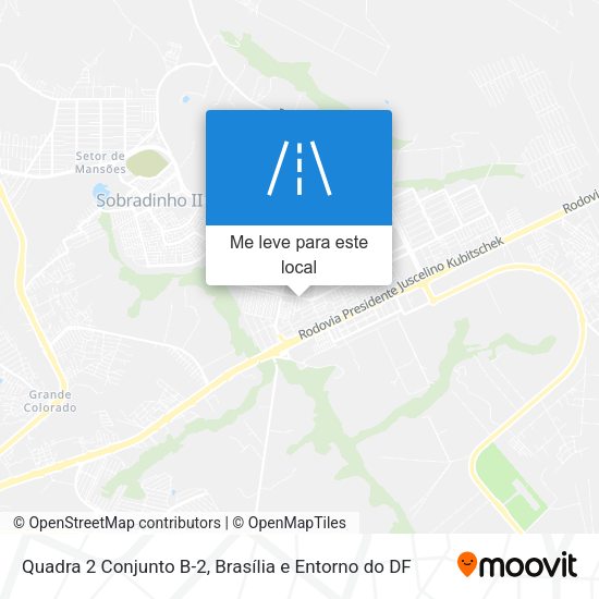 Quadra 2 Conjunto B-2 mapa