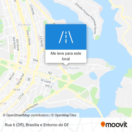 Rua 6 (Dfl) mapa