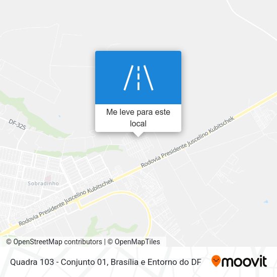 Quadra 103 - Conjunto 01 mapa