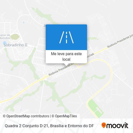 Quadra 2 Conjunto D-21 mapa