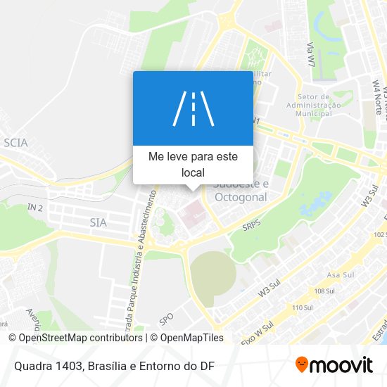 Quadra 1403 mapa