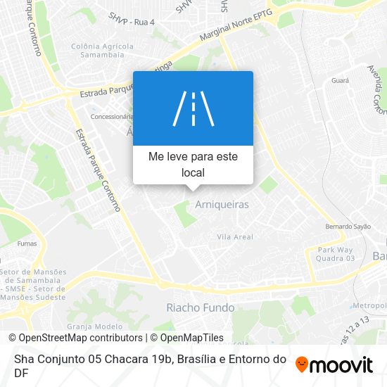 Sha Conjunto 05 Chacara 19b mapa