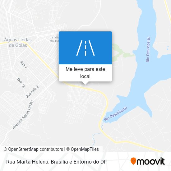 Rua Marta Helena mapa
