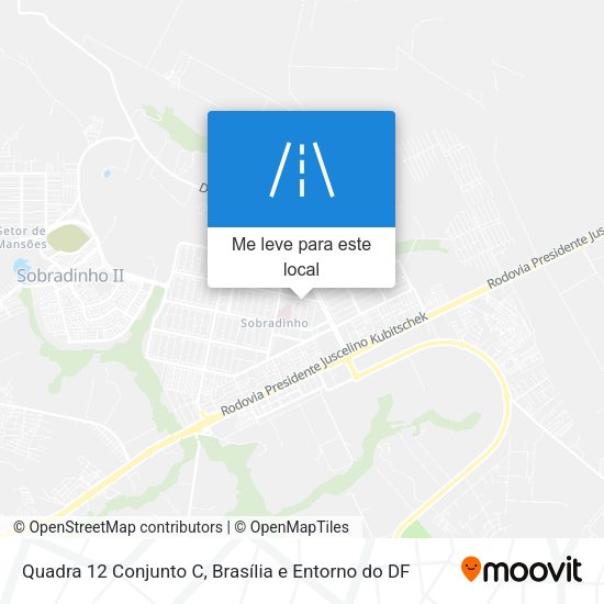 Quadra 12 Conjunto C mapa