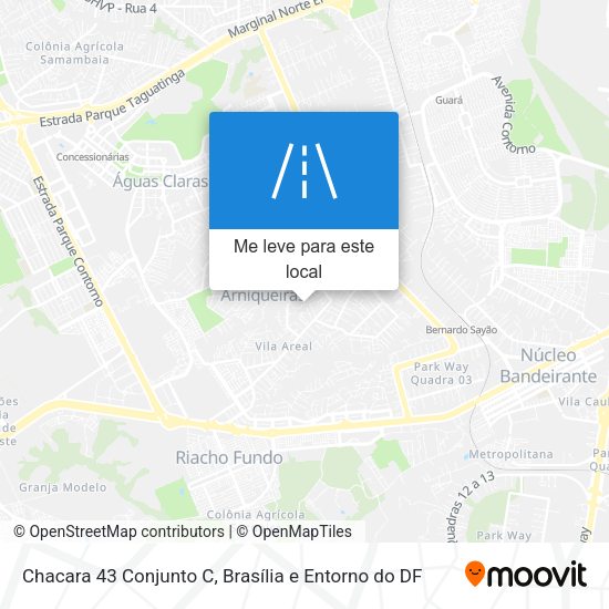 Chacara 43 Conjunto C mapa