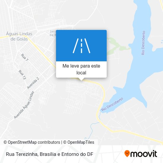 Rua Terezinha mapa