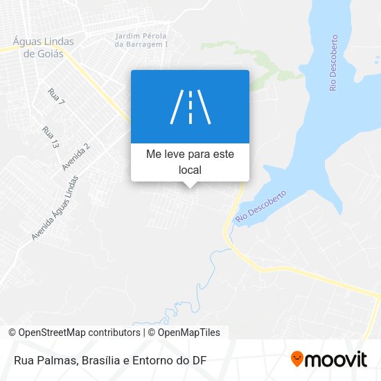 Rua Palmas mapa
