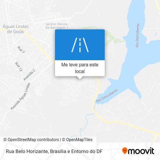 Rua Belo Horizante mapa