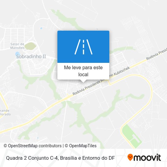 Quadra 2 Conjunto C-4 mapa