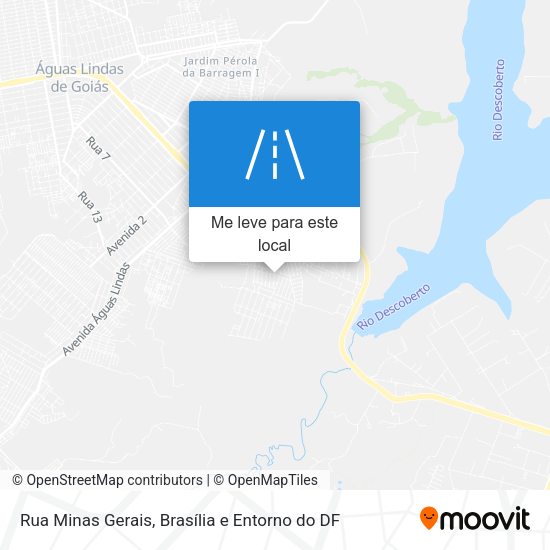 Rua Minas Gerais mapa