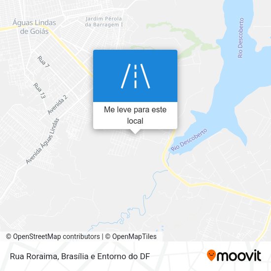 Rua Roraima mapa