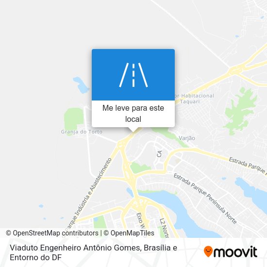 Viaduto Engenheiro Antônio Gomes mapa